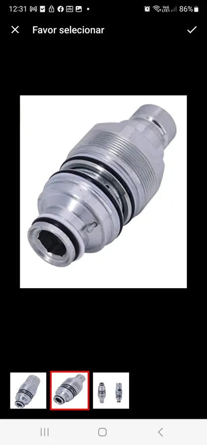 Conector hidráulico macho Bobcat código 6679837 novo à venda em Curitiba